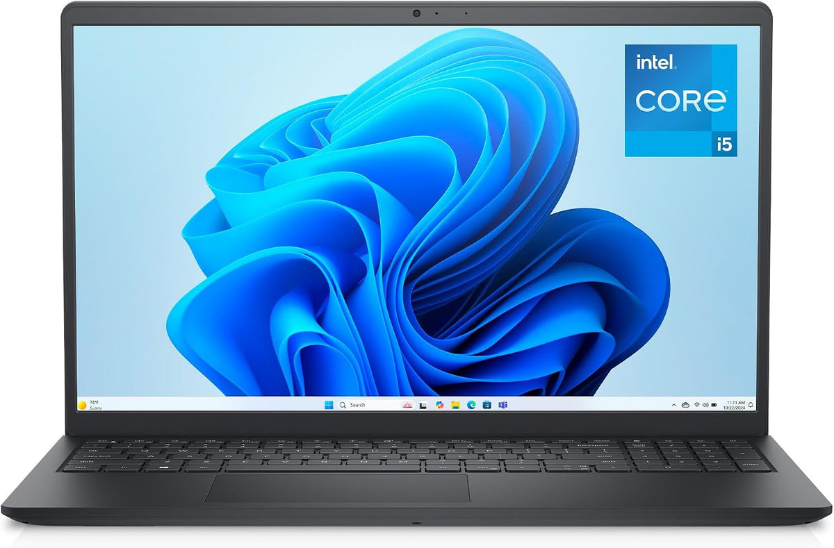 Dell 15 laptop product photo 1 – reference images from Intel Core i5 model; AMD Ryzen 5 configuration may differ