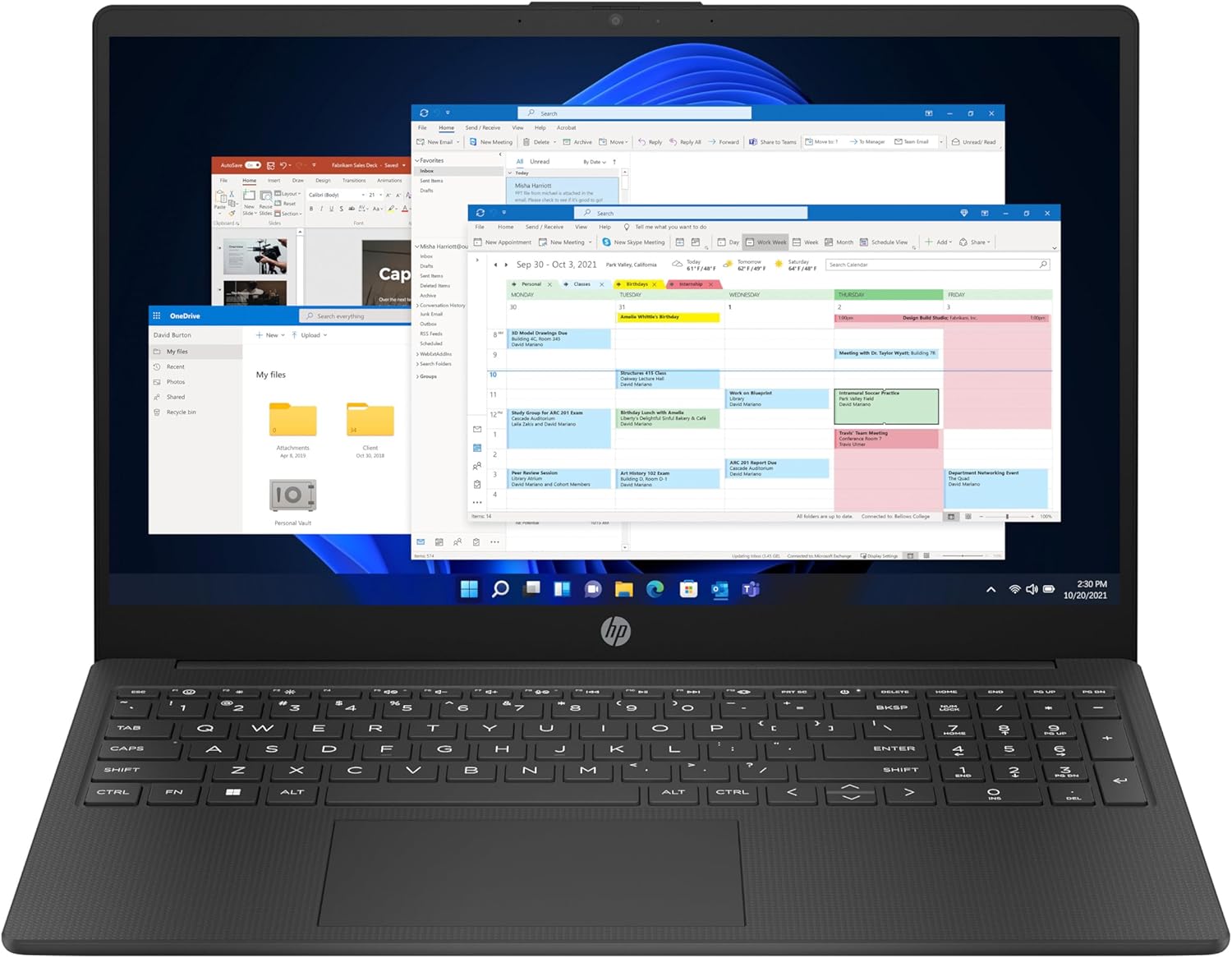 HP 14 Full HD Laptop AMD Ryzen 3 8GB RAM, 256GB SSD, 15.6-inch Windows 11