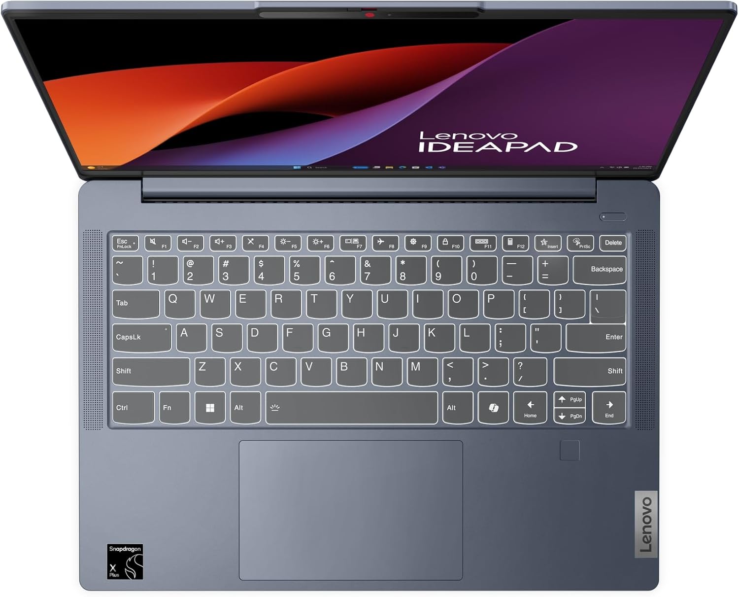 Lenovo IdeaPad Slim 5, Copilot+ PC, Snapdragon X Plus, 16GB RAM, 512GB SSD, 14 Inch Laptop