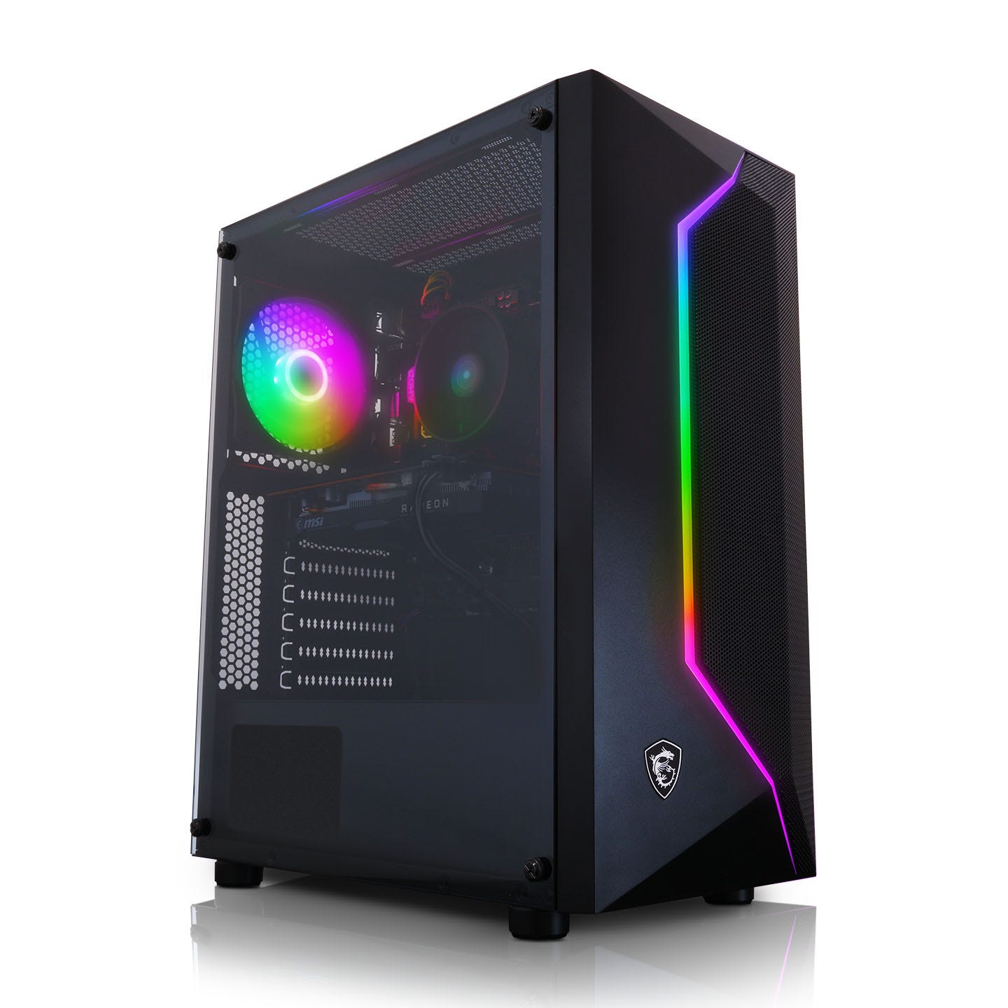 LWS Entry to Mid-Range Gaming VR Ready PC Nvidia MSI GTX 1650 4GB DDR5 Graphics AMD Ryzen 5 4500 16GB RAM 512GB SSD Win11