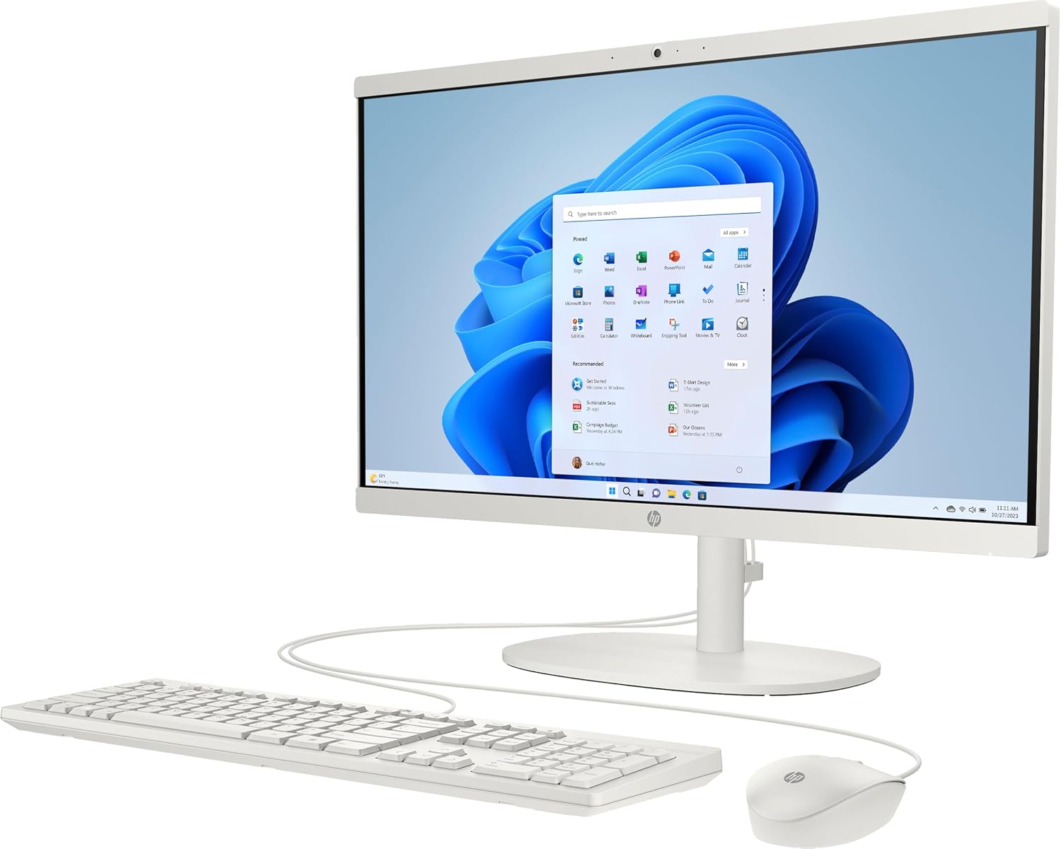 HP 21.5" All-in-One PC - Intel® Core™ i3 N300, 8GB, 256GB