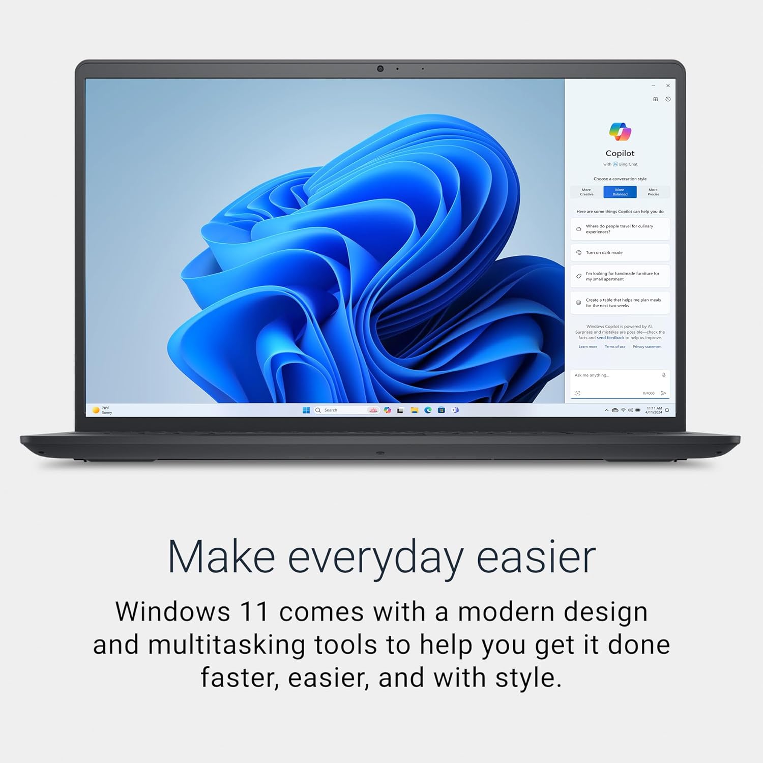 Dell Inspiron 15 - AMD Ryzen 5 16GB 512GB SSD Win11 Laptop