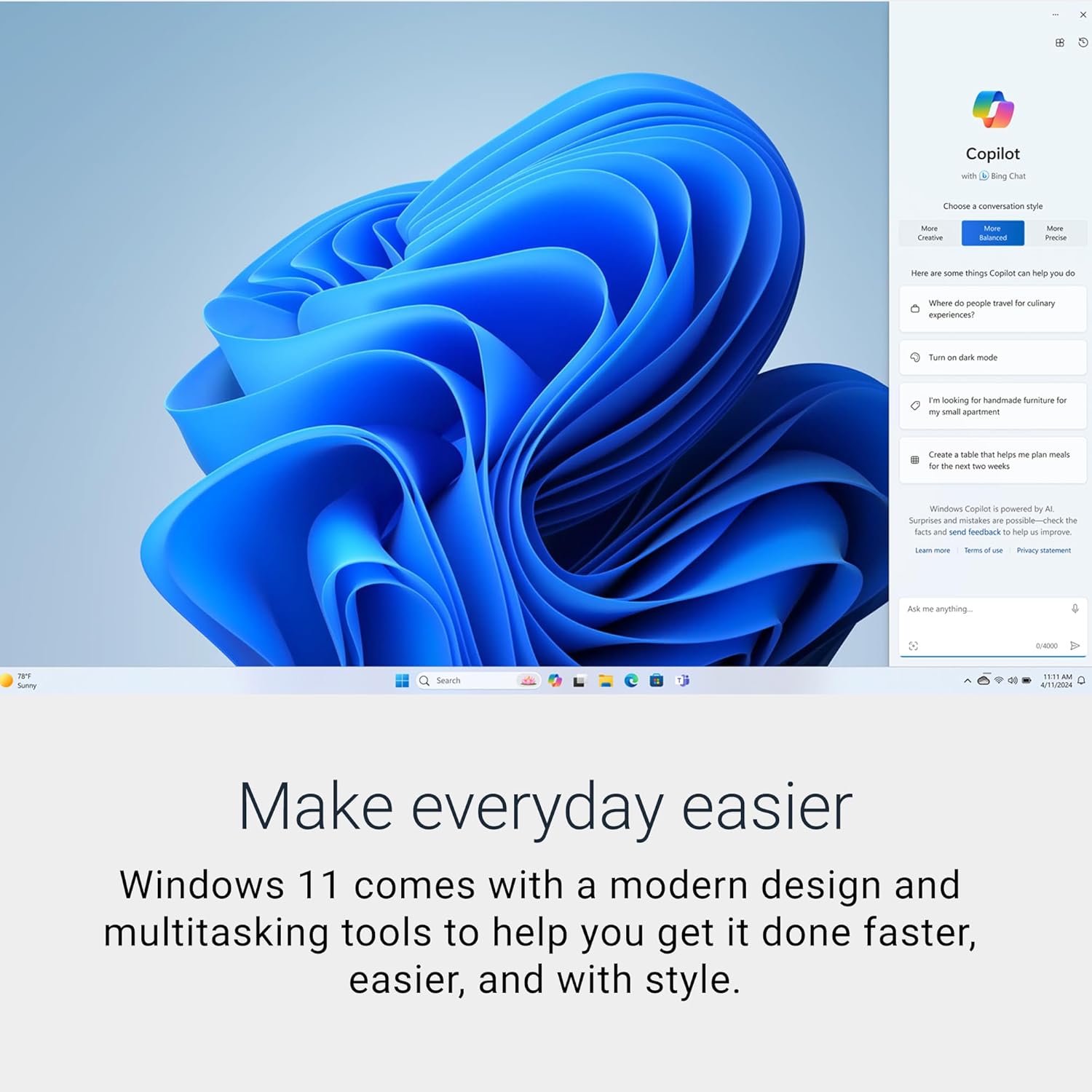 Dell Slim PC Intel i3 14th Gen 8GB 512GB SSD Windows 11