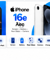 iPhone 16e repair services at Laptop Workshop