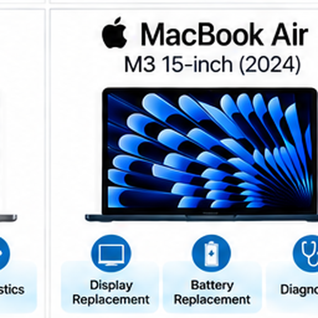 MacBook Air 15-inch M3 A3114 repair service